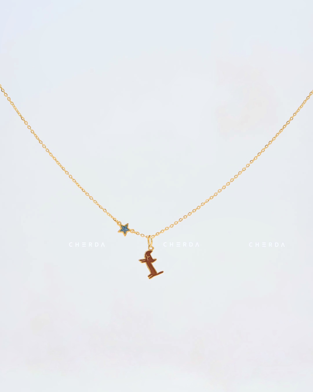 Petite Blink w Tiny Luna Cozy Necklace