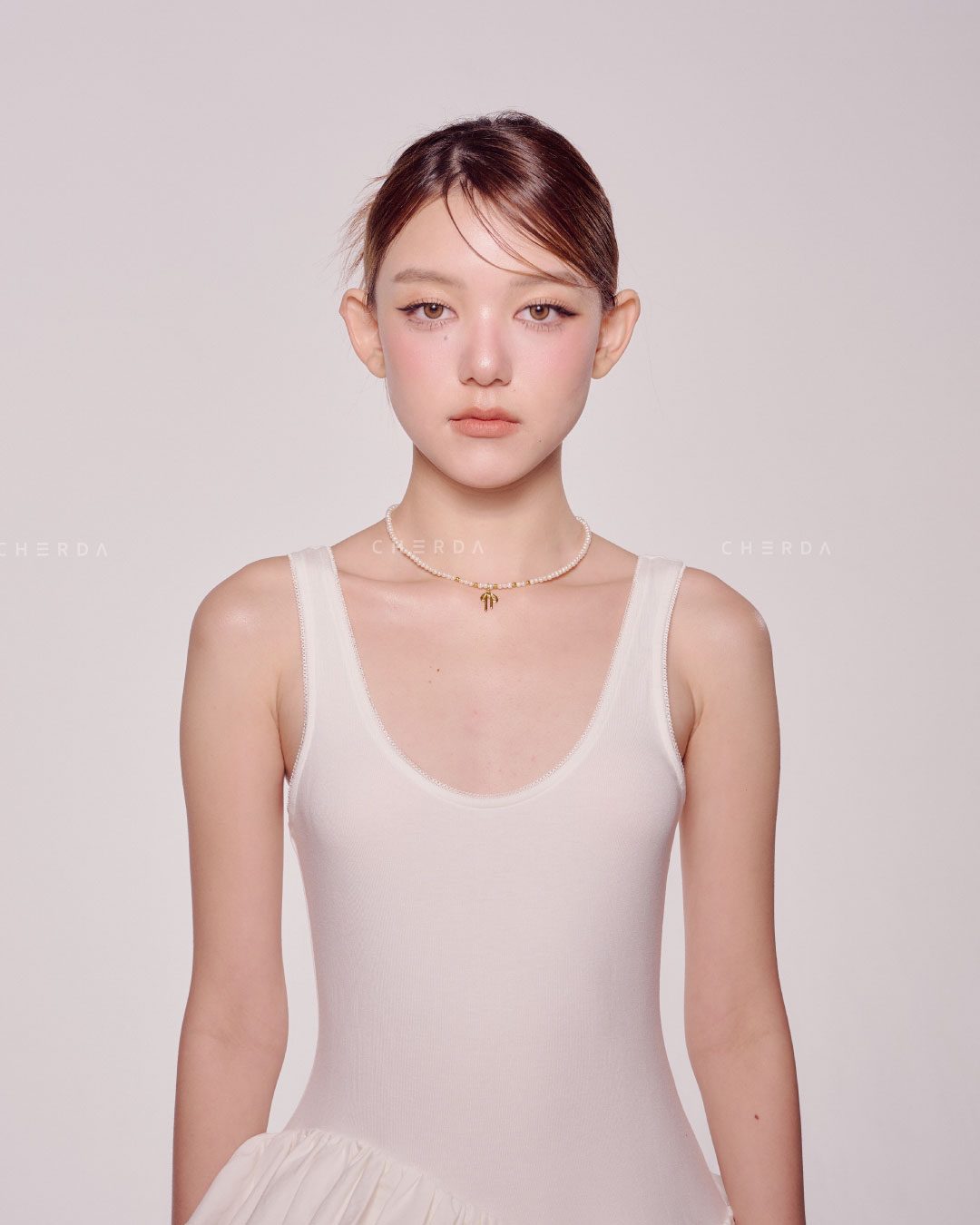 TINKER BOW PEARL NECKLACE