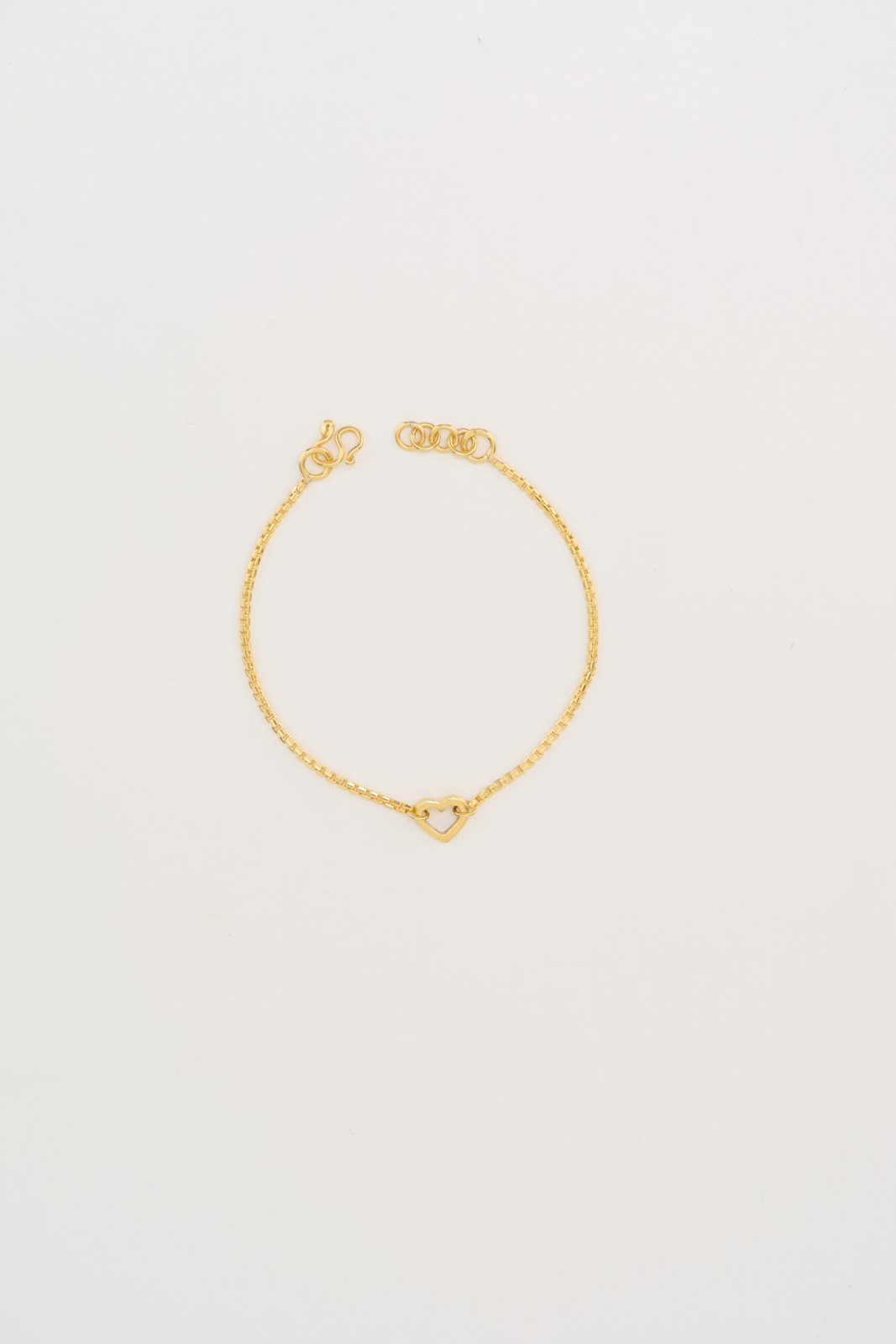 Golden Pure Heart Bracelet
