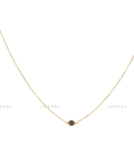 Tiny Happy Vibe Grace Chain Necklace