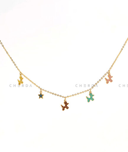Multi Color Tiny Bailey Boo Necklace